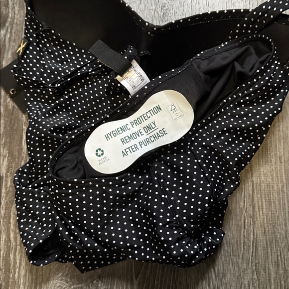 NipTuck Black and White Polka Dot One Piece Swimsuit - Picture 7 of 7